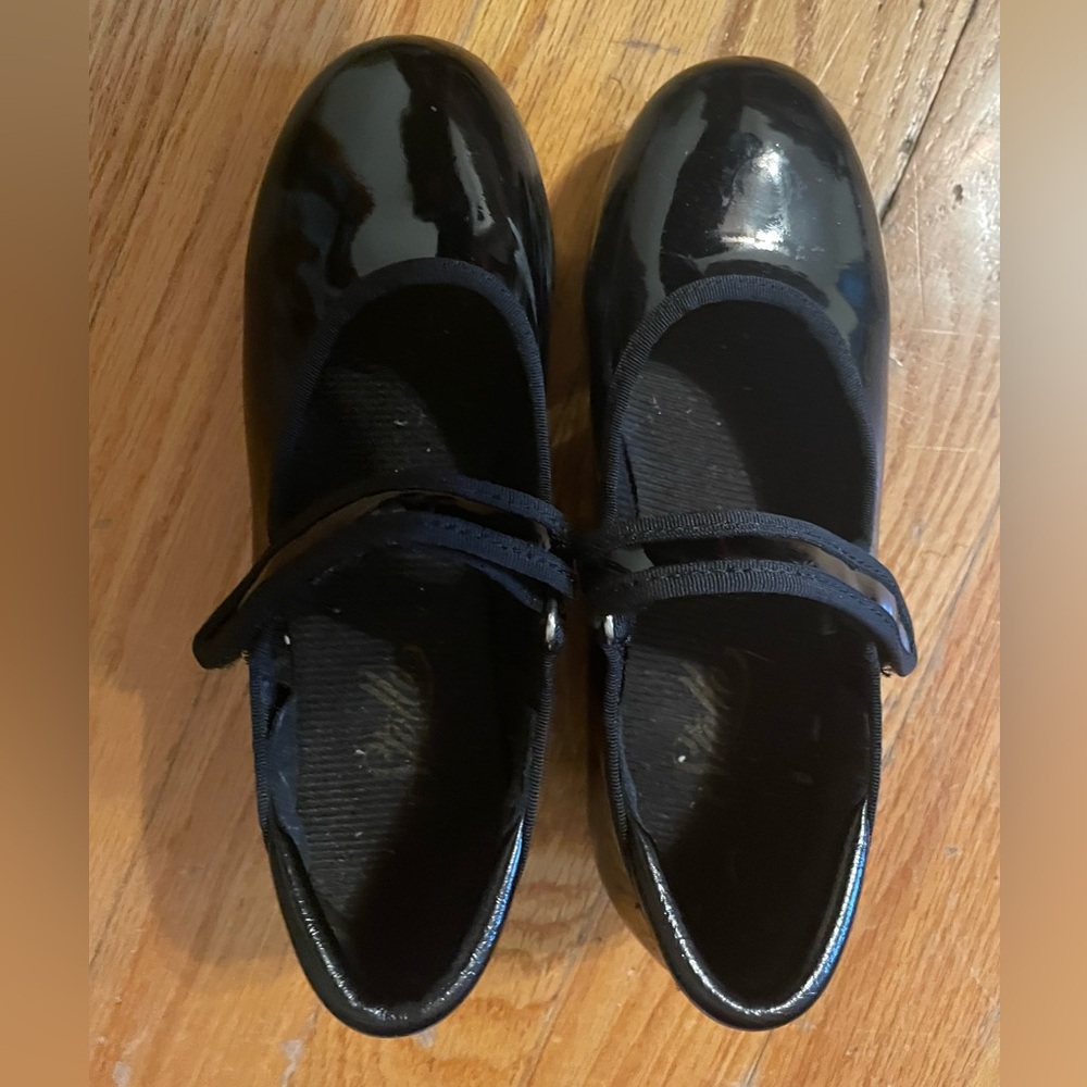 Black Stelle Tap Shoes Sz